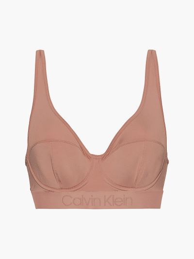 Calvin Klein Underwear HU402946 | Calvin Klein Tonal Logo Női Bralette Rózsaszín